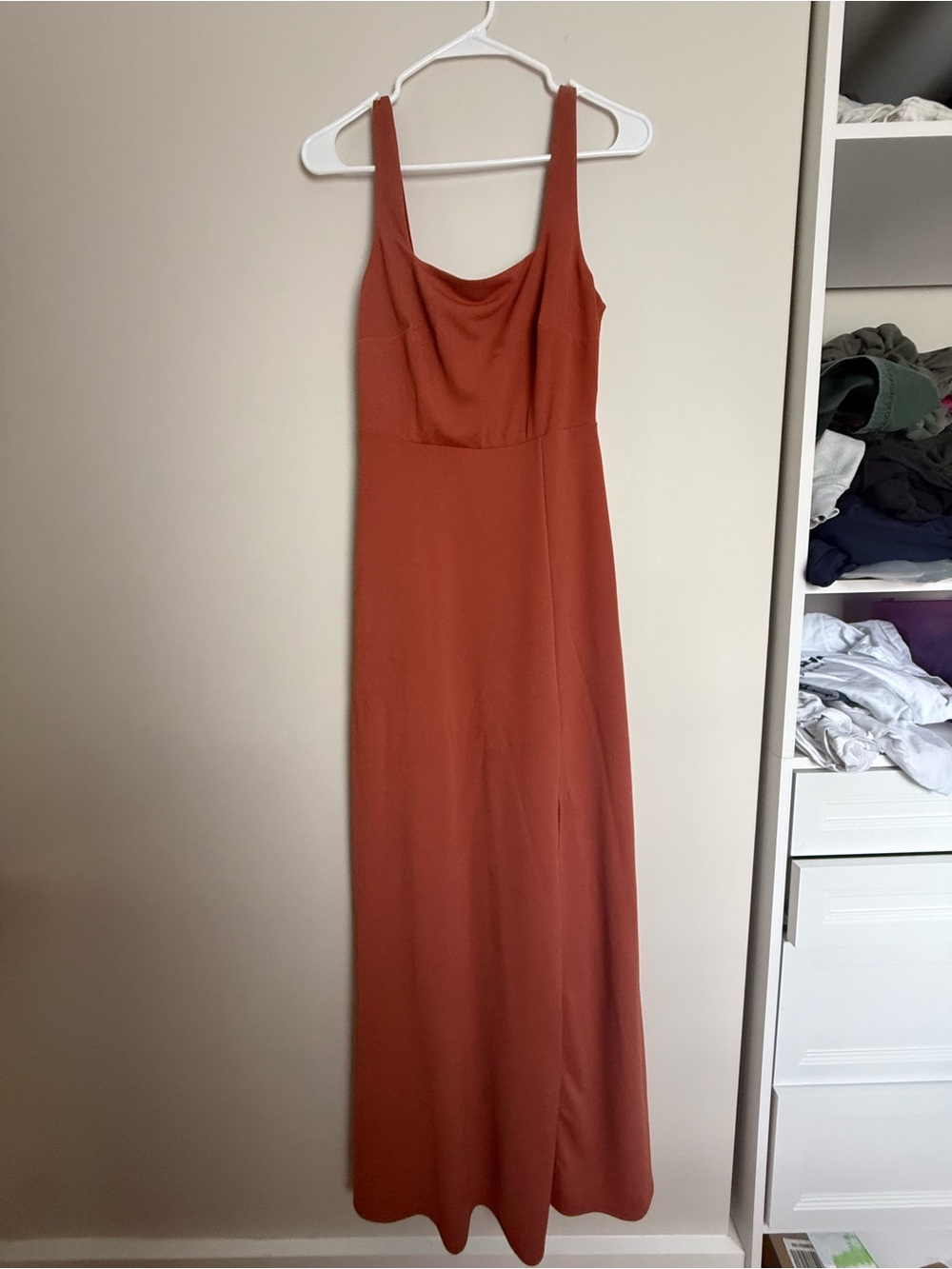 Birdy Grey bridesmaid dress size small in the color terracotta.